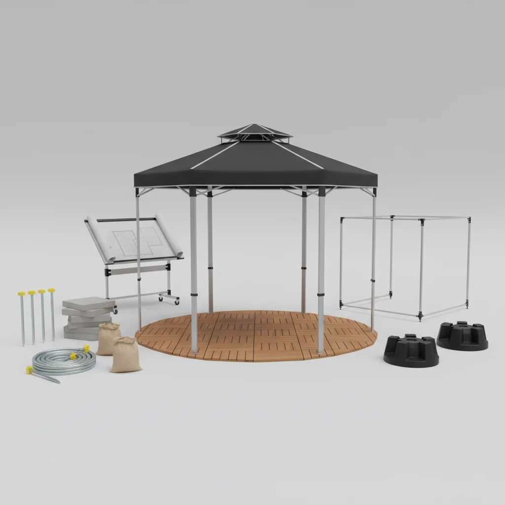 Gazebo Tent Foundations: Do You Need a Permanent Base?